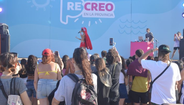 Recreo llegó a Las Toninas con juegos y espacios de encuentro al aire libre