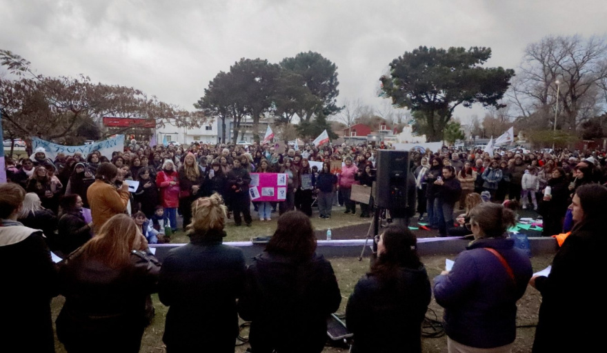 Ni Una Menos: La comunidad costera marchó contra la violencia machista