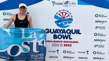 La tenista costera Milagros Falabella realizó su primera gira por Sudamérica