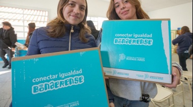 Más de 600 estudiantes de sexto año de la secundaria ya recibieron sus computadoras del Programa Conectar Igualdad Bonaerense