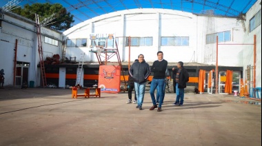 Acompañamiento a los clubes de barrio: se realiza el cambio de techo en el Polideportivo del Club Social y Deportivo Mar del Tuyú