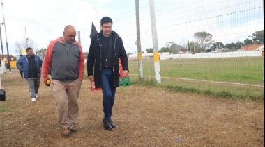 Acompañamiento a los clubes de barrio: nuevos vestuarios, trabajos de cerramiento y otras obras en Defensores de Villa Clelia
