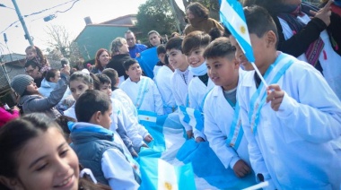 La comunidad del Partido de La Costa celebró el Día de la Bandera en Lucila del Mar