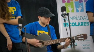 A pura música y canto se vivió una nueva jornada de Olimpiadas Escolares