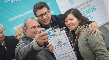 Más de 200 familias del Partido de La Costa recibieron las escrituras de sus casas