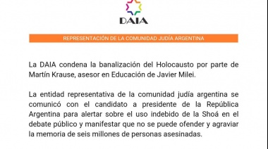 Repudios al asesor de Milei en educación que comparó al Estado argentino con la Gestapo