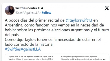 Las fans de la artista salieron contra Milei: "es un peligro para las mujeres y diversidades" 