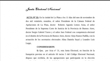 La Justicia Electoral advirtió a LLA que no entregó la cantidad suficiente de boletas