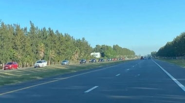 Recambio turístico a pleno: intenso tránsito hacia la Costa en el inicio de la segunda quincena