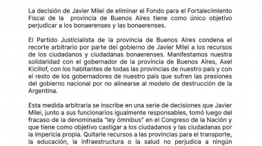 El gobernador confirmó que irá a la Corte por la eliminación del Fondo de Fortalecimiento Fiscal de PBA