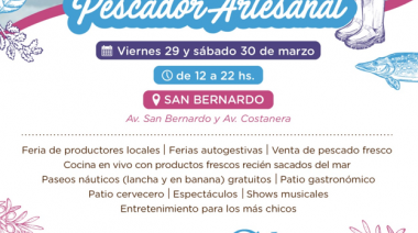 Con dos días llenos de actividades, se realizará la 3ª edición de la Fiesta del Pescador Artesanal