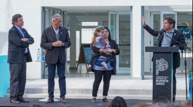 Con la presencia del gobernador Axel Kicillof, La Costa inauguró el anexo de la Escuela Municipal de Bellas Artes en Mar de Ajó y el Jardín N° 920 de Mar del Tuyú