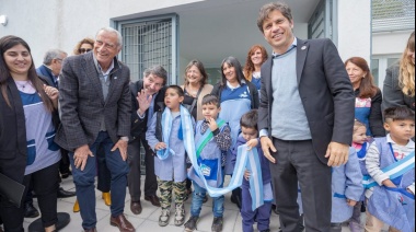 Con la presencia del gobernador Axel Kicillof, La Costa inauguró el anexo de la Escuela Municipal de Bellas Artes en Mar de Ajó y el Jardín N° 920 de Mar del Tuyú