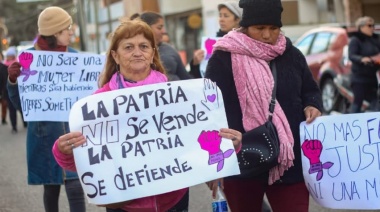 Se conmemoró el 9° aniversario de Ni Una Menos en Santa Teresita