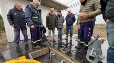Se completó la obra de cloacas en el Sector Industrial Planificado de Lucila del Mar