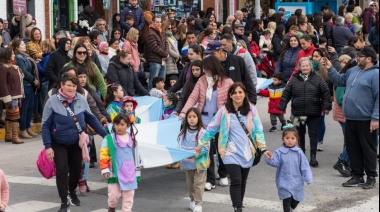 Una multitud participó del acto en homenaje al General José de San Martín