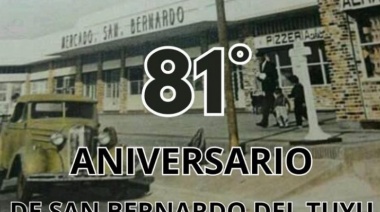 HOY! 18 HS/ San Bernardo cumple 81° años y lo celebra en la histórica vereda alta