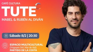 Tute presentará su nuevo libro en Mar de Ajó