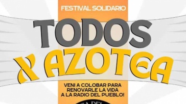Festival solidario "Todos x Azotea" para recuperar la radio del pueblo