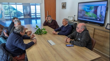 Juan de Jesús recibió a Ricardo Alfonsín