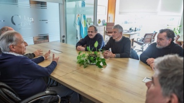 Juan de Jesús recibió a Ricardo Alfonsín