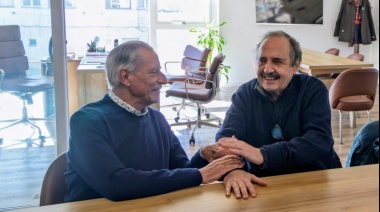 Juan de Jesús recibió a Ricardo Alfonsín