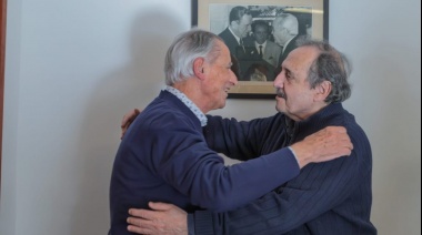 Juan de Jesús recibió a Ricardo Alfonsín