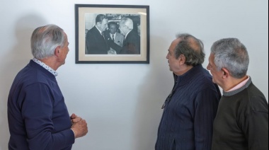 Juan de Jesús recibió a Ricardo Alfonsín