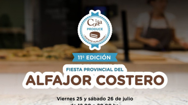 Llega la 11° edición de la Fiesta Provincial del Alfajor Costero a Mar de Ajó