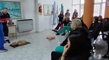 Capacitación en Reanimación Cardiopulmonar en el Hospital de Mar de Ajó