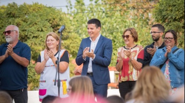 Con la inauguración de 5 aulas, Cardozo participó del inicio del ciclo lectivo 2023 en la Escuela Primaria N° 9 de Mar de Ajó