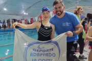 Clara Lagos Campeona Nacional de Natación Paralímpica con 4 medallas doradas