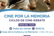 Comienza el ciclo de cine-debate “Cine por la memoria” en Mar del Tuyú