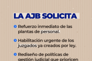 Situación crítica en los Juzgados de Garantías