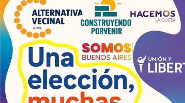Once frentes políticos competirán por nueve bancas en un escenario sin PASO en el Partido de La Costa se fragmenta.