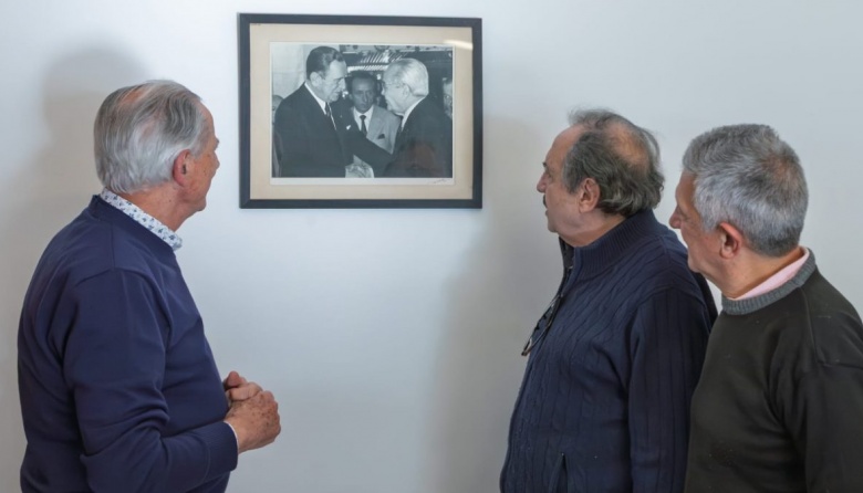 Juan de Jesús recibió a Ricardo Alfonsín