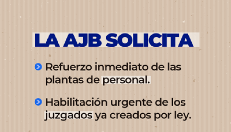 Situación crítica en los Juzgados de Garantías