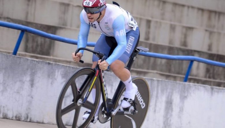 El costero Lucas Vilar representa a la Argentina en el Mundial de Ciclismo de Pista Élite en Chile