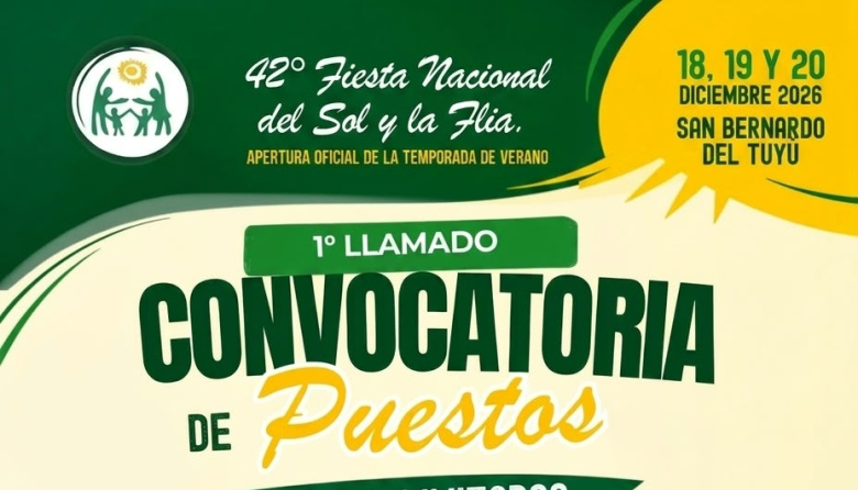 La Fiesta Nacional del Sol y la Familia convoca a gastronómicos, artesanos y emprendedores