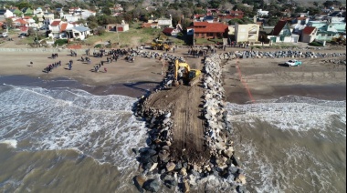 La obra de protección costera en Las Toninas, un hito histórico para el Partido de La Costa