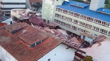 Derrumbe en Gesell: apuntan a los arquitectos, albañiles y a la Sociedad Anónima dueña del hotel