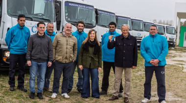 Se sumaron 10 camiones más para fortalecer los servicios públicos en La Costa