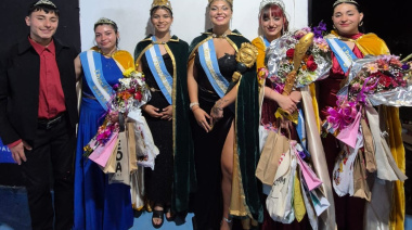 La corte de la Fiesta Nacional del Sol y la Familia participó de la 56° Fiesta Nacional de la Corvina Rubia en Mar de Ajó