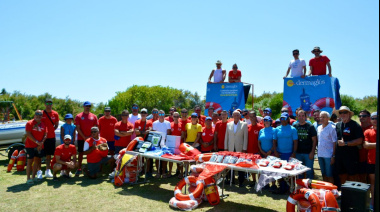 Entrega de equipamiento para fortalecer el operativo de seguridad en playas del Partido de La Costa