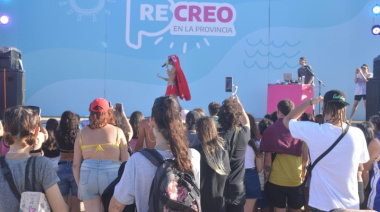 Recreo llegó a Las Toninas con juegos y espacios de encuentro al aire libre