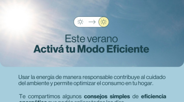 EFICIENCIA ENERGÉTICA: EDEA BRINDA RECOMENDACIONES  PARA UN USO RESPONSABLE DE LA ENERGÍA ELÉCTRICA