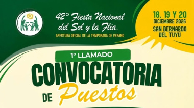 La Fiesta Nacional del Sol y la Familia convoca a gastronómicos, artesanos y emprendedores