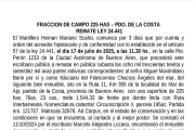 EDICTO DE REMATE
