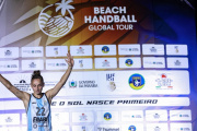 La costera Giuliana Gamba obtuvo el subcampeonato con la Selección Argentina de Beach Handball en Brasil