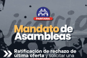 Las Asambleas departamentales ratificaron el rechazo y mandataron realizar un paro de actividades con Gremios estatales